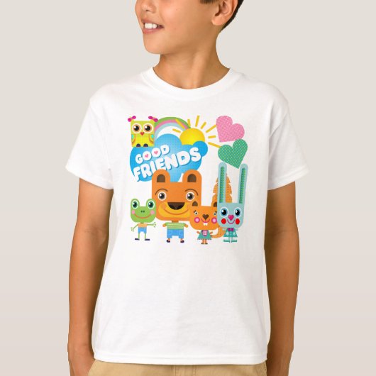De Goede Vrienden van dieren T-shirt (Voorkant)