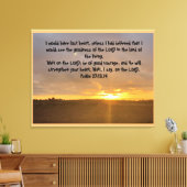 De goedheid des HEEREN. Canvas Afdruk (Insitu (Woonkamer))