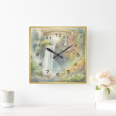 De goedheid van de Lord Square Wall Clock Vierkante Klok (Huis)
