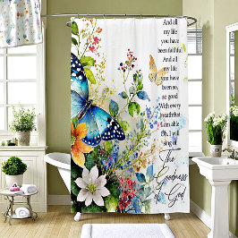 De goedheid van God Douchegordijn