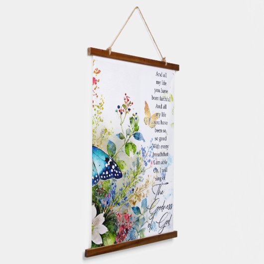 De goedheid van God Hangend Wandkleed (Gebogen)