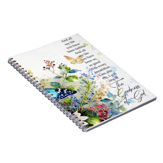 De goedheid van God Notitieboek (Rechterzijde)