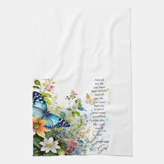 De goedheid van God Theedoek (Verticaal)