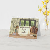 De Goedkeuring van de Universiteit van gelukwensen Kaart (Gele Bloem)