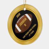 De goedkope Football Ornaments Personeelsformatie Keramisch Ornament (Links)