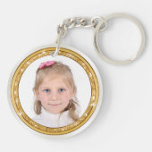 De goedkope Persoonlijke Foto en de Tekst van Sleu Sleutelhanger (Achterkant)