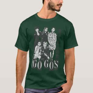 De GoGos Japanse Klassieke Portret retro grappig T-shirt