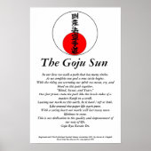 De Goju Sun Poster (Voorkant)