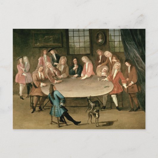 De gokkers briefkaart (Voorkant)