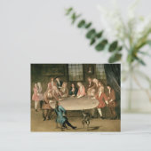 De gokkers briefkaart (Staand voorkant)