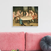 De gokkers canvas afdruk (Insitu (Woonkamer))