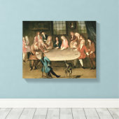 De gokkers canvas afdruk (Insitu (Houten vloer))
