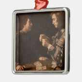 De gokkers metalen ornament (Links)