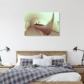 De Gokstad-beug (hout) Canvas Afdruk (Insitu (Slaapkamer))