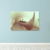 De Gokstad-beug (hout) Canvas Afdruk (Insitu (Houten vloer))