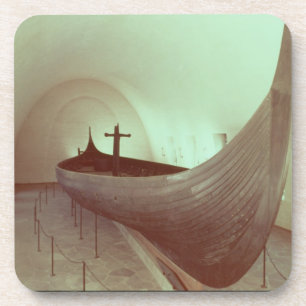 De Gokstad-beug (hout) Drankjes Onderzetter