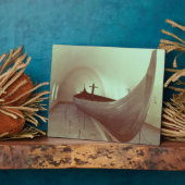 De Gokstad-beug (hout) Fotoplaat (Zijkant)