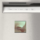 De Gokstad-beug (hout) Magneet (Insitu (Vaatwasser))