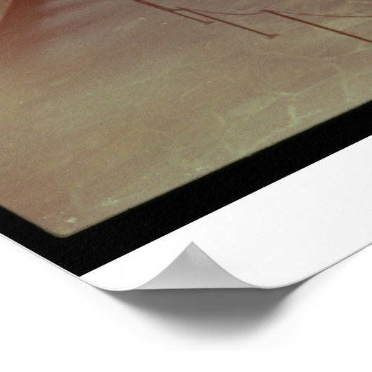 De Gokstad-beug (hout) Poster (Hoek)