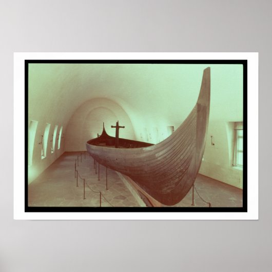 De Gokstad-beug (hout) Poster (Voorkant)