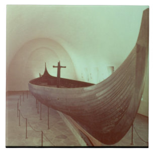 De Gokstad-beug (hout) Tegeltje