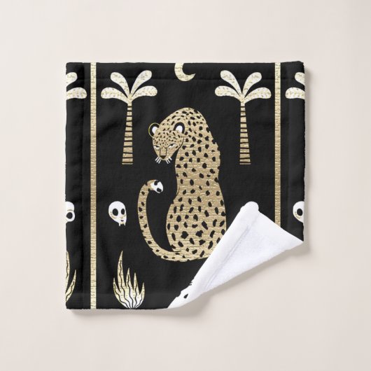 De Gold Cheetah Bad Handdoek (Wasdoekje)
