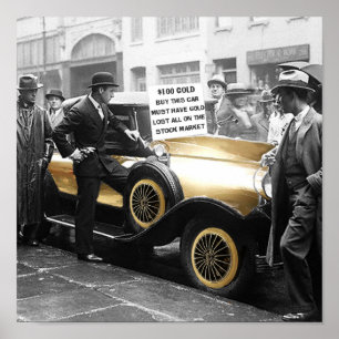 De Gold Depression Car Poster
