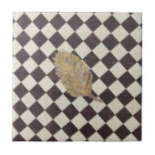 De Gold Leaf Diamond-Tegel Tegeltje (Voorkant)