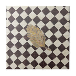 De Gold Leaf Diamond-Tegel Tegeltje