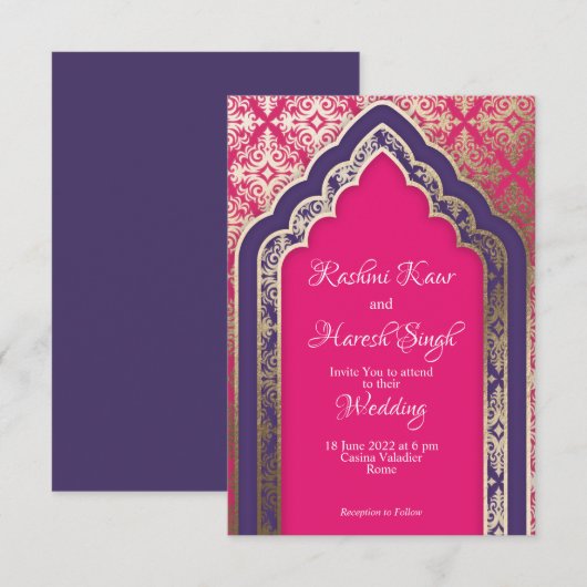 De Gold Portal Indian Kaart (Voorkant / Achterkant)