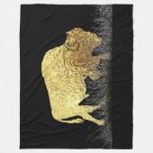 De Golden Buffalo Fleece Blanket (Voorkant)