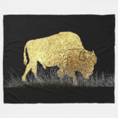 De Golden Buffalo Fleece Blanket (Voorkant (Horizontaal))
