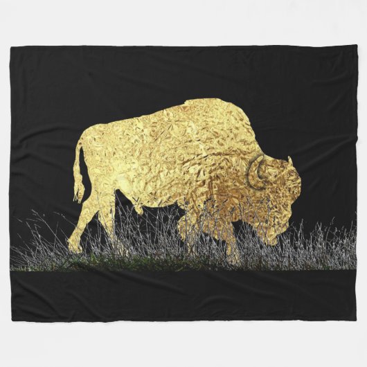 De Golden Buffalo Fleece Blanket (Voorkant (Horizontaal))