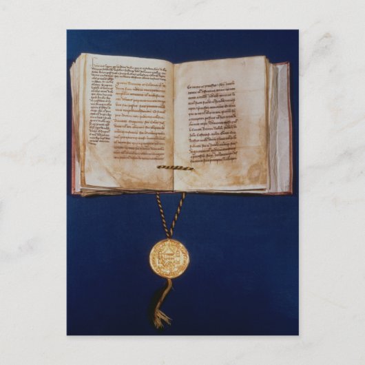 De Golden Bull van Charles IV Briefkaart (Voorkant)
