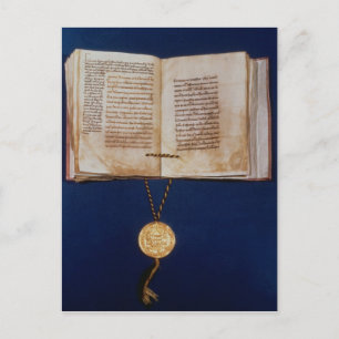 De Golden Bull van Charles IV Briefkaart