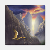 De Golden Crane vliegt Magnet (Voorkant)