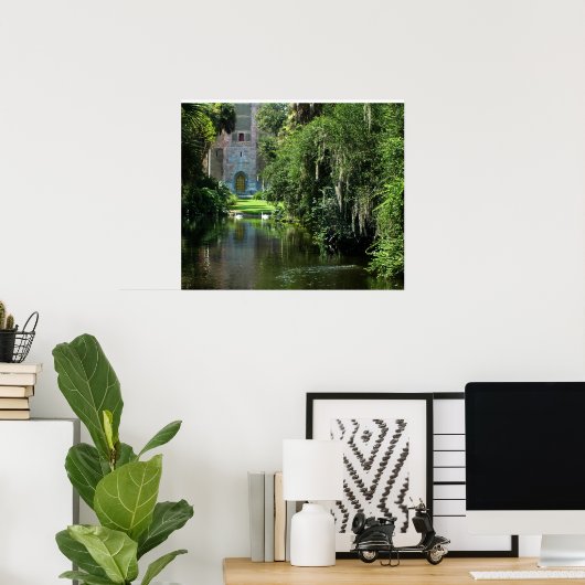 De Golden deur van Bok Tower Poster (Thuiskantoor)