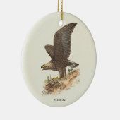 De Golden Eagle (Aquila chrysaetos) NY Bird Afbeel Keramisch Ornament (Rechts)
