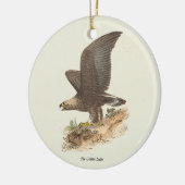 De Golden Eagle (Aquila chrysaetos) NY Bird Afbeel Keramisch Ornament (Links)