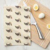 De Golden Eagle (Aquila chrysaetos) NY Bird Afbeel Theedoek (Quarter Fold)