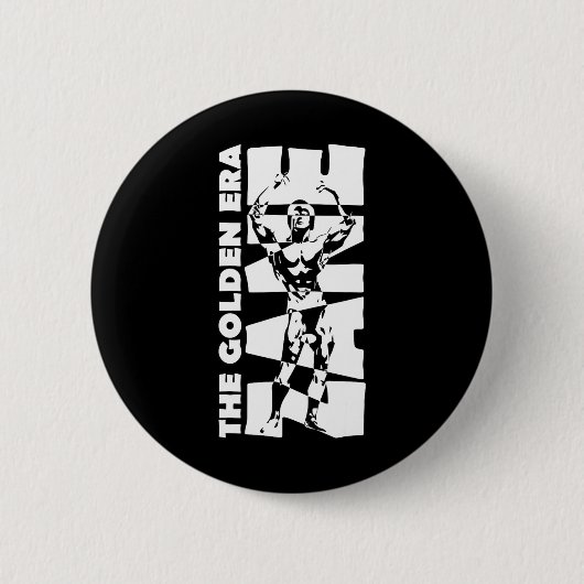 De Golden Era Zane Bodybuilding Ronde Button 5,7 Cm (Voorkant)