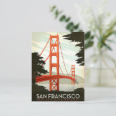 De Golden Gate Bridge Ansichtkaart Briefkaart (Staand voorkant)