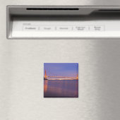 De Golden Gate Bridge bij schemering vanuit Kirby  Magneet (Insitu (Vaatwasser))