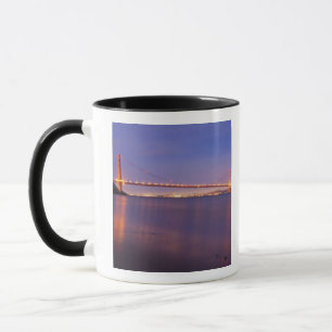 De Golden Gate Bridge bij schemering vanuit Kirby  Mok