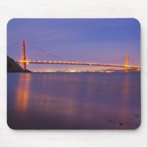 De Golden Gate Bridge bij schemering vanuit Kirby Muismat