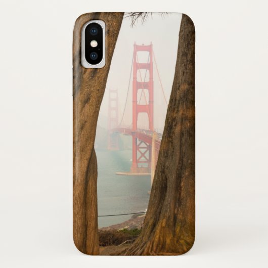 De Golden Gate Bridge | Bomen uit Uitzicht over de Case-Mate iPhone Case (Achterkant)