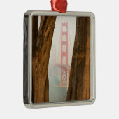 De Golden Gate Bridge | Bomen uit Uitzicht over de Metalen Ornament (Rechts)