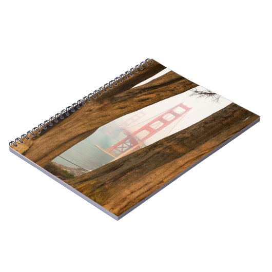 De Golden Gate Bridge | Bomen uit Uitzicht over de Notitieboek (Linkerzijde)