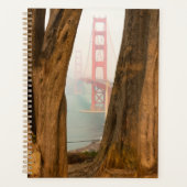 De Golden Gate Bridge | Bomen uit Uitzicht over de Planner (Voorkant)