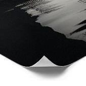 De Golden Gate Bridge in verbluffend zwart-wit Poster (Hoek)